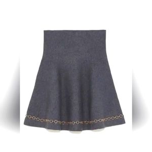 ZARA Knit Wear Flare Chain Skirt (M) - New !